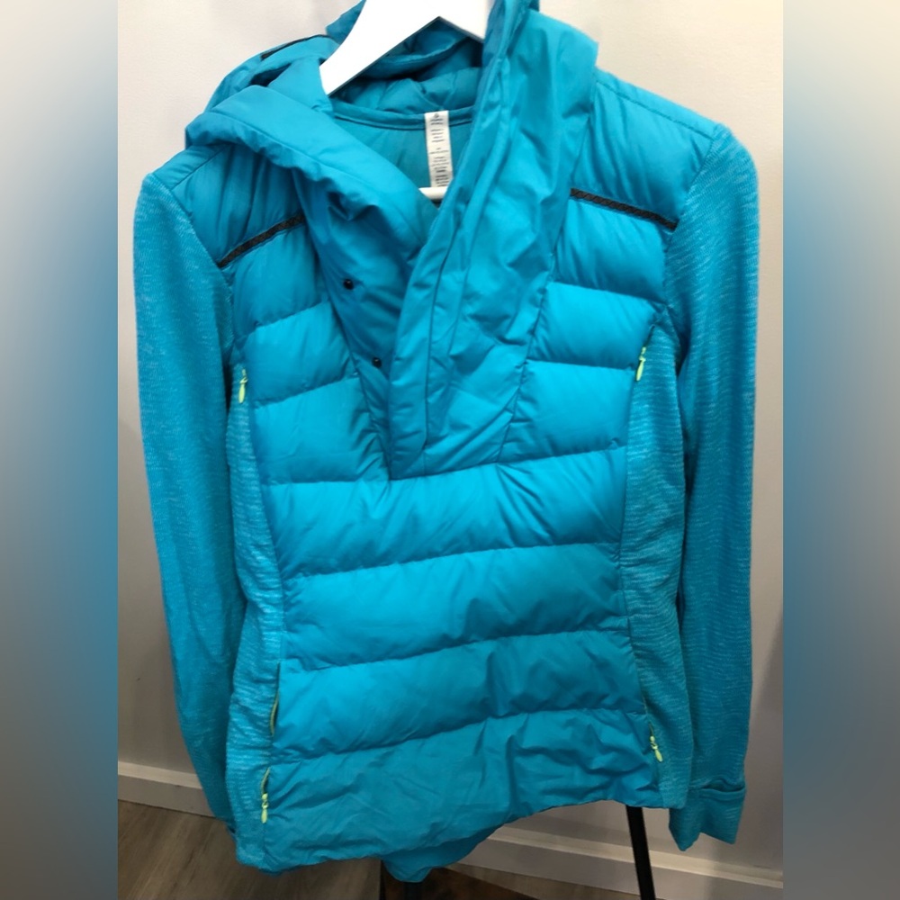 Lululemon Athletica Teal Puffer Jacket